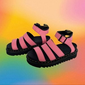Dr Martens Pink Lemonade Blaire Sandal